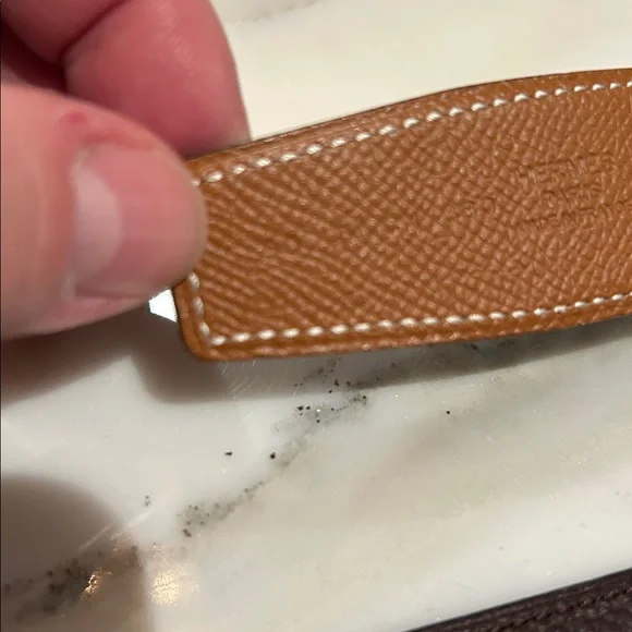 * HERMES* Gold H Belt Buckle